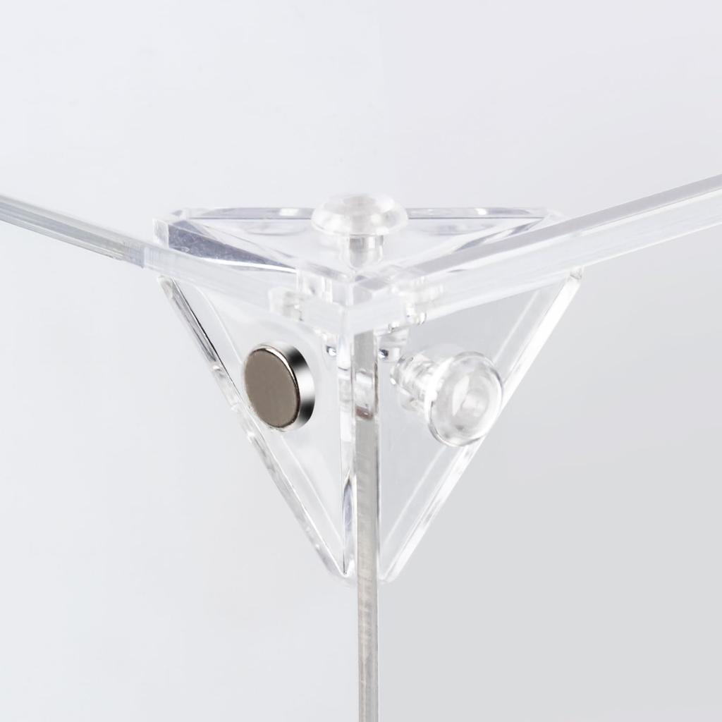 AMEITECH Figure UV Acrylic Mirrored Collection Display Showcase with Front 40cm Wide x 30cm Deep x 30cm High Case, Protection, Case, Back, Case, Case,