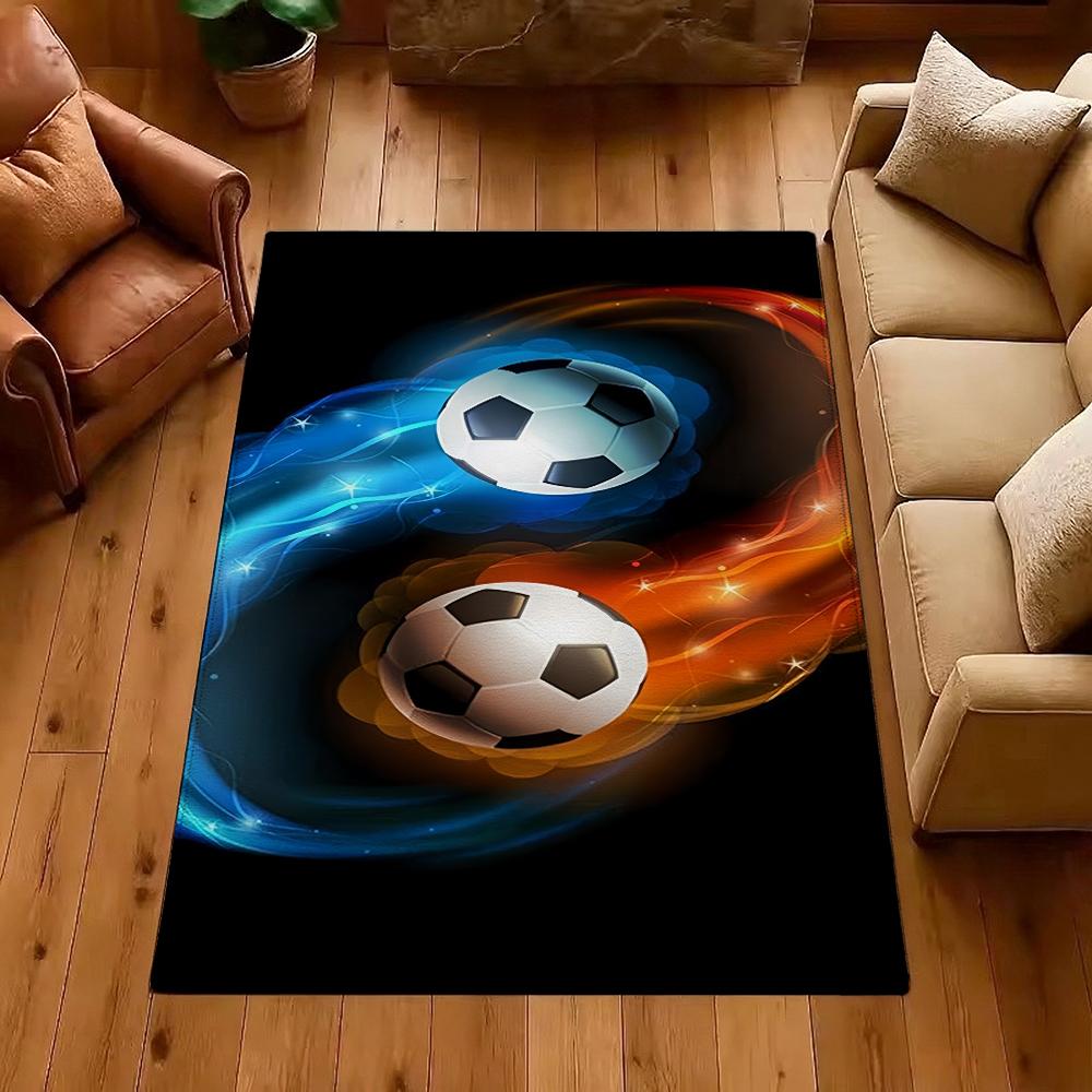 Football Game Patterned Rug Allseason Carpet For Bathroom Kitchen Home Decor New Year Gift