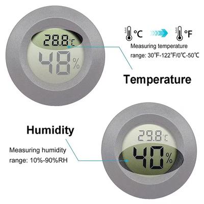 6~10PCS -50~ +70°C Mini Digital Thermometer Hygrometer Fridge Freezer Tester Temperature Tester Sensor Humidity Meter Detector