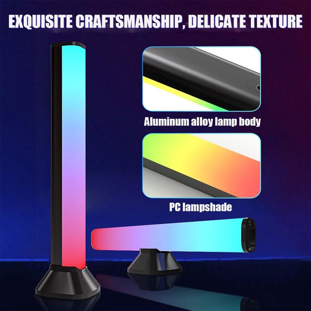 LED Pickup Light Bluetooth App Control Music Rhythm Lights Smart RGB Symphony Lamp Gaming Bar TV Computer Desk Ambient Lamp 5W