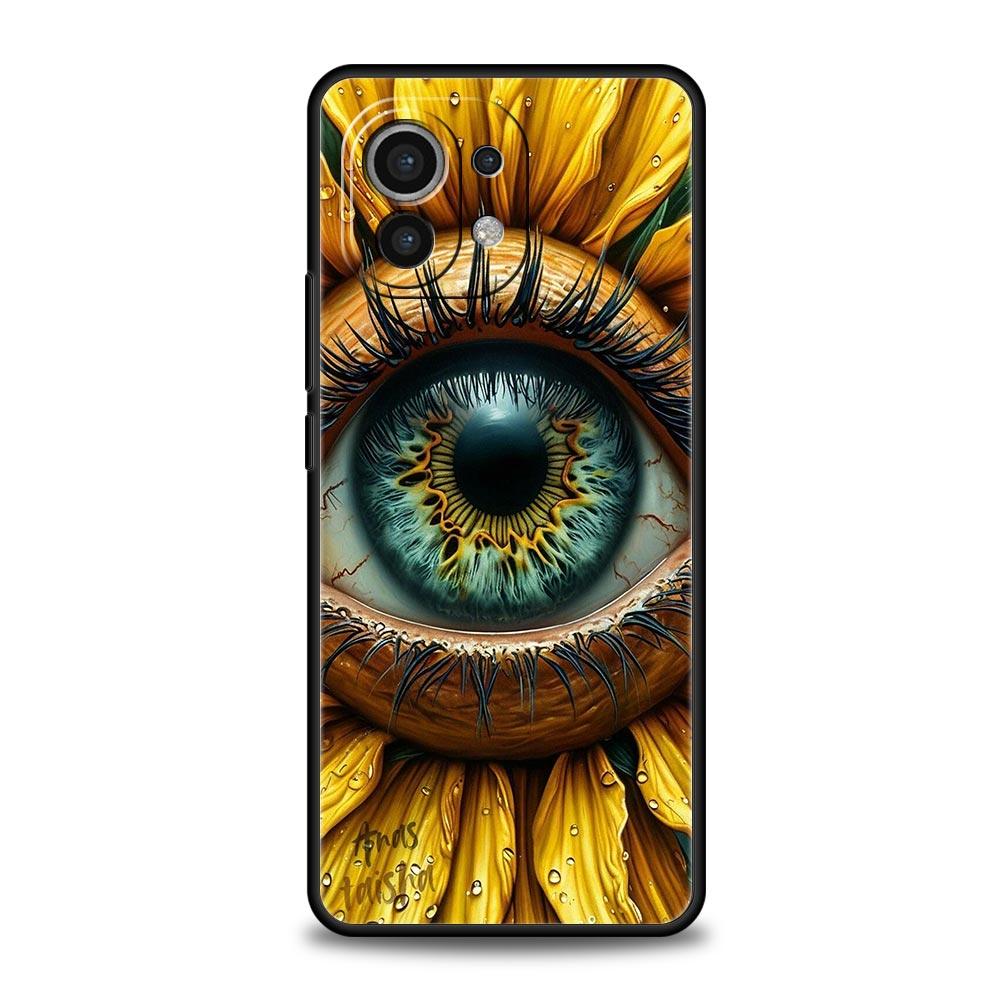 Fashion Eyelashes Eyes Phone Case Cover for Xiaomi Mi 17 Pro Max 15 14 13 12 11 Ultra 15T 14T 13T 12T 11T Pro Lite Soft TPU Bags