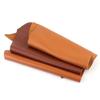 Brown Cowhide Top Layer Genuine Leather 1.5mm Thick Material Fine Grain Lychee Pattern Slightly Stiff Handmade Leather Bag DIY L