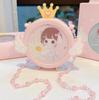 Kids' Handmade Cream PVC Crossbody Bag with Mirror Accessory