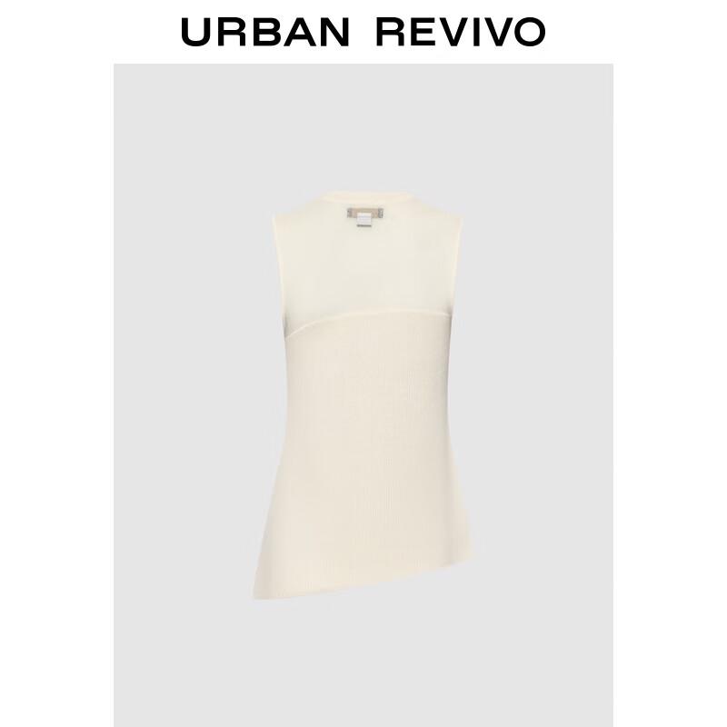 

Женский трикотажный топ без рукавов асимметричного кроя UR M