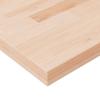 Vidaxl Półka, 100X20X4 Cm, Surowe Lite Drewno Dębowe