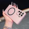 Magnetic Semi‑Transparent Matte Phone Case for OPPO A94 4G Soft TPU Shockproof Cover