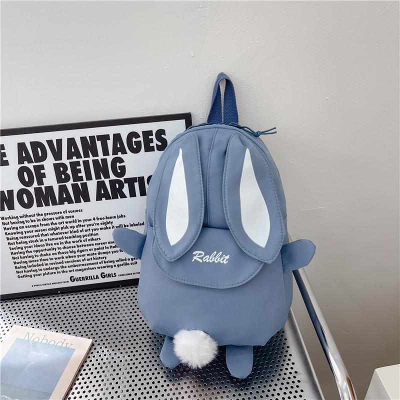 Children's backpack new fashion casual girls kindergarten travel small schoolbag cartoon cute bunny backpack