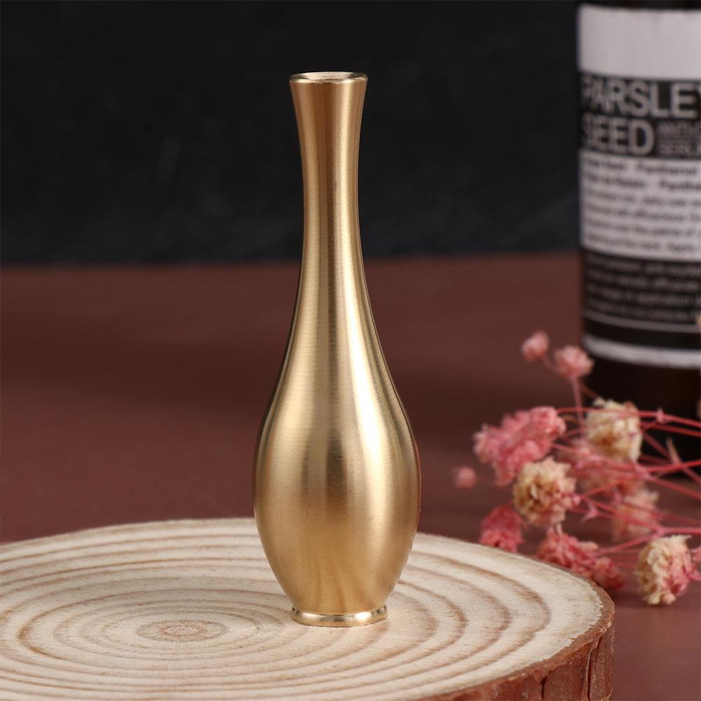 Creative Gold Flower Arrangement Home Decor Artwork Plant Container Flower Ornaments Vases Decoration Bottles Antique Vase