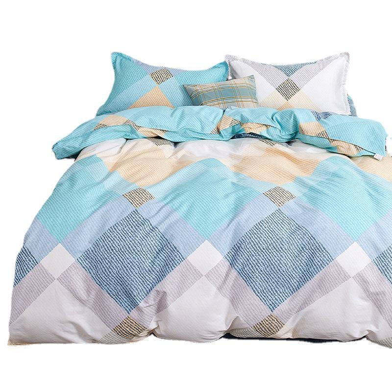 Mykt Hudvennlig Sandvasket Trykt Dynetrekk