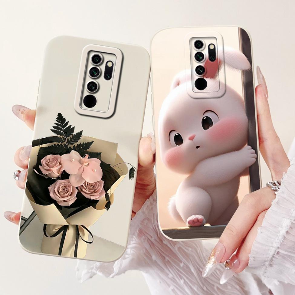 For Redmi Note 8 Pro Case Cover Silicone Cute Cat Fashion Butterfly Flowers Love Funny Painted Casing 2015105 M1906G7I M1906G7G