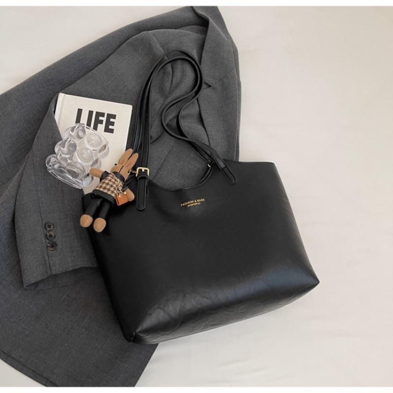 Hochwertige strukturierte Tasche Damen Herbst und Winter neue einfache Retro-Umhängetasche Klasse Pendler Tragetasche Achseltasche