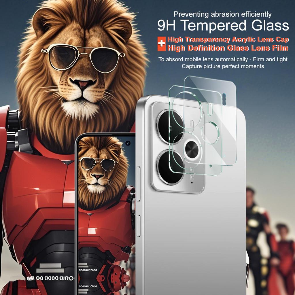 IMAK For Realme 14 5G Tempered Glass Camera Lens Protector+Acrylic Lens Cap