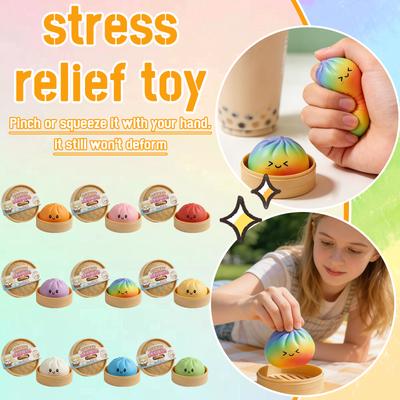 Extra Large Squeezable Steamed Bun Toy - Realistic Steamed Bun