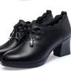 Soft-soled Shoes Deep-mouthed Single Shoes Anti-slip Shoes Round-toed Plus-size Women's Shoes Flat Devotion