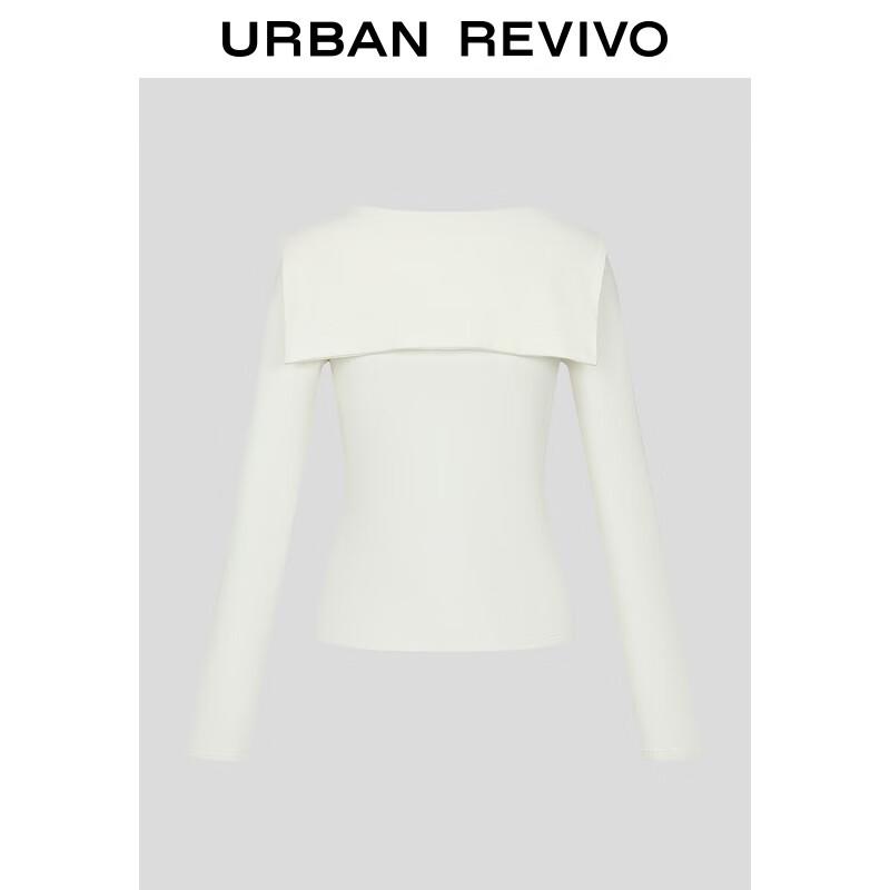 UR 2025 Autumn Women s V-Neck Slim Fit T-Shirt XL