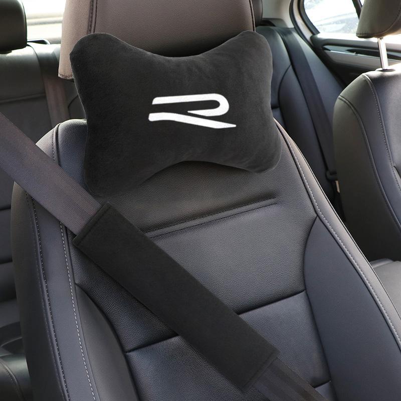 New Car Auto Seat Head Neck Rest Cushion Headrest Pillow Pad New R logo for VW Volkswagen Golf 8 MK8 Accessories