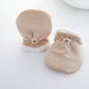 Verdickte Neugeborenen-Fäustlinge 0-3 Jahre Kleinkindhandschuhe Winteraccessoires Duschgeschenk