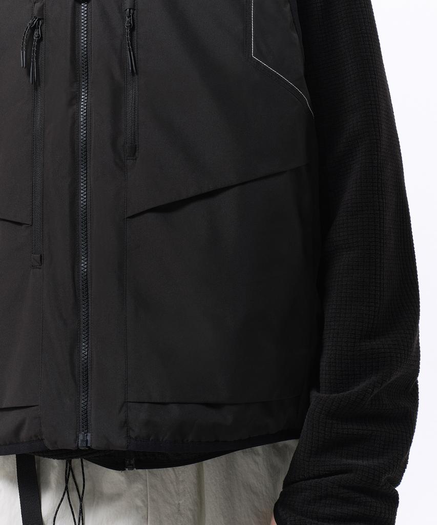 Musinsa Standard [City Leisure] Stitch V-Neck Padded Vest [Black]