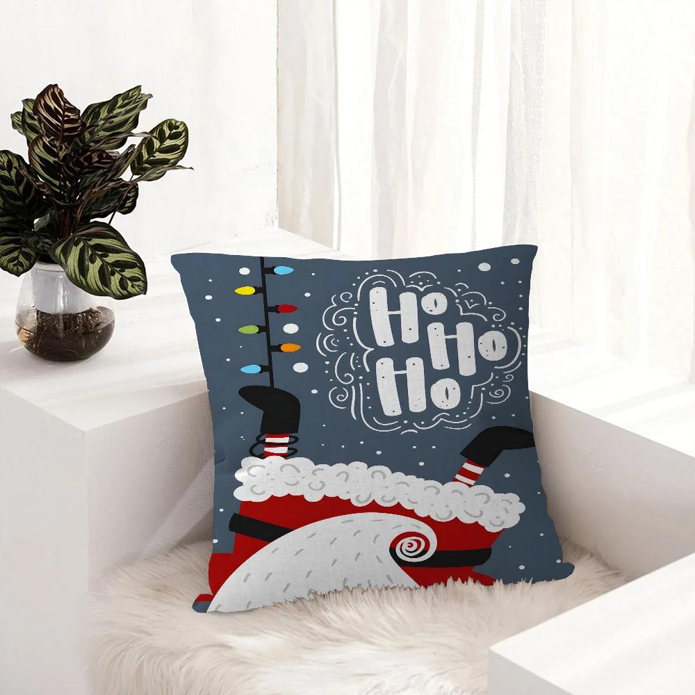 Merry Christmas Pillow Anime Pillow Sofa Bed Head Pillow Cover Cushion Cover 45x45 Cm Fashion