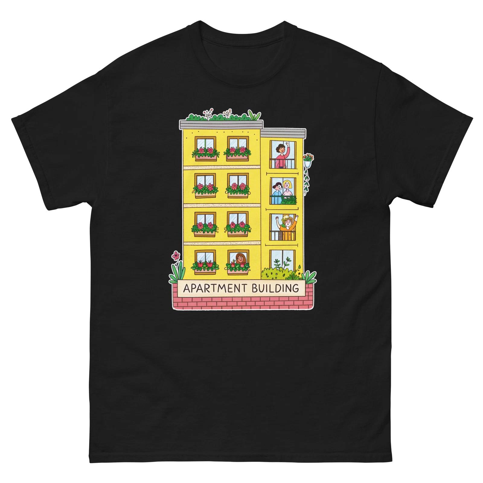 Apartment Building Everyday Location Building Place T-Shirt XL