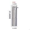 Portable Waterproof Box Bottle Holder Titanium Keychain Seal Dispenser for Hiking, Camping, Travel,
