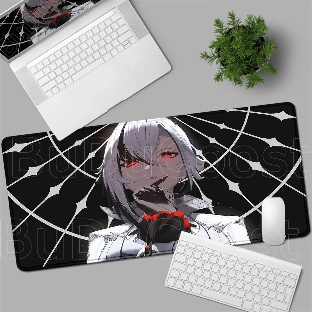 Too Many Beautiful Pictures Genshin Impact Arlecchino Mousepad Laptop PC Gaming Mouse Pad  Large Size Desk Mat Keyboard Soft Rug