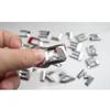 3D Chrome Silver Letters For Mercedes Benz W221 W222 S320 S350 S400 S450 S500 S550 S560 S600 S650 S680 CDI BLUETEC 4MATIC Emblem