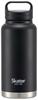 Skater Stainless Steel Insulated Water Bottle 1000ml with Screw Handle, Black STSC10-A