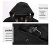 Men's Waterproof Hooded Windbreaker Jacket Parka Coat - Outdoor Casual Wear