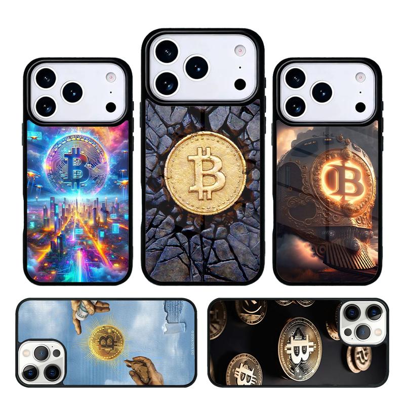 Bitcoin BTC Phone Case Cover for IPhone 11 12 13 14 15 16e 17 Pro Max Coque for IPhone 17 Air