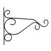 Set of 2 Metal Iron Plant Holder Hanging Bracket for Wall Mounting Stylish and Practical for Various Outdoor Indoor Use