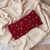 Rhinestone Pearl Decor Winter Pearl Headband Multiple Colors Elastic Ear Warmer  Winter