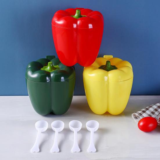 Creative Seasoning Jar Spice Rack Organizer Divided Seasoning Box Salt Pepper Chili Sauce Sugar Kitchen Gadget for Home Restaurant Buffet