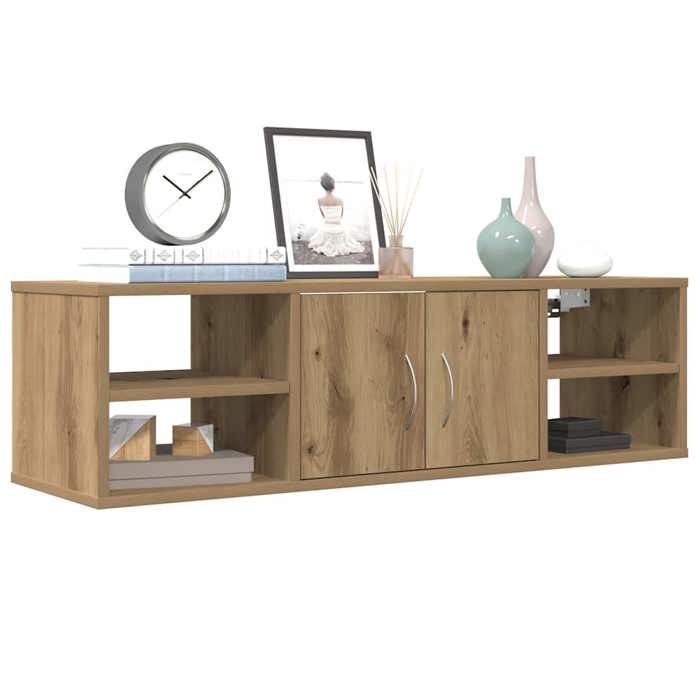 VidaXL Wall Cabinet Artisan Oak 101x30x29 Cm Engineered Wood, Cabinet, Display Cabinet, Storage Cabinet 856489
