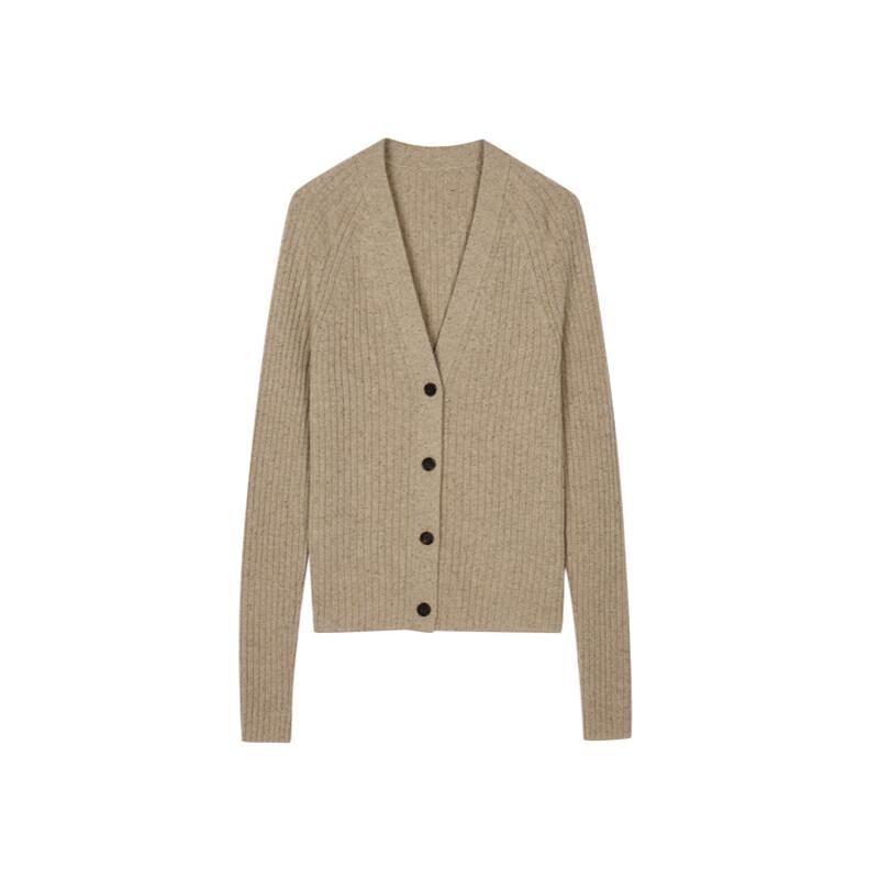 Women's V-Neck Slim-Fit Long-Sleeve Knit Cardigan