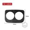 Carbon Fiber Rear Water Cup Holder Cover For Subaru Outback 2015-19 Legacy 16-18