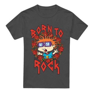 Camiseta Unissex Adulto Rugrats Chucky Nasceu Para Rockar