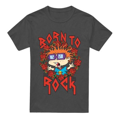 Rugrats Unisex Adult Chucky Was Born To Rock T-Shirt