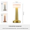 Star Moon Touch Lamp: Three-Color Rechargeable Night Light, Ideal for Bedroom or Birthday Gift.