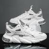 Men's Platform Sneakers New Style Mesh Breathable Running Shoes 2024 Fashionable Casual Mens Soft Sole Comfortable Sports Shoes
