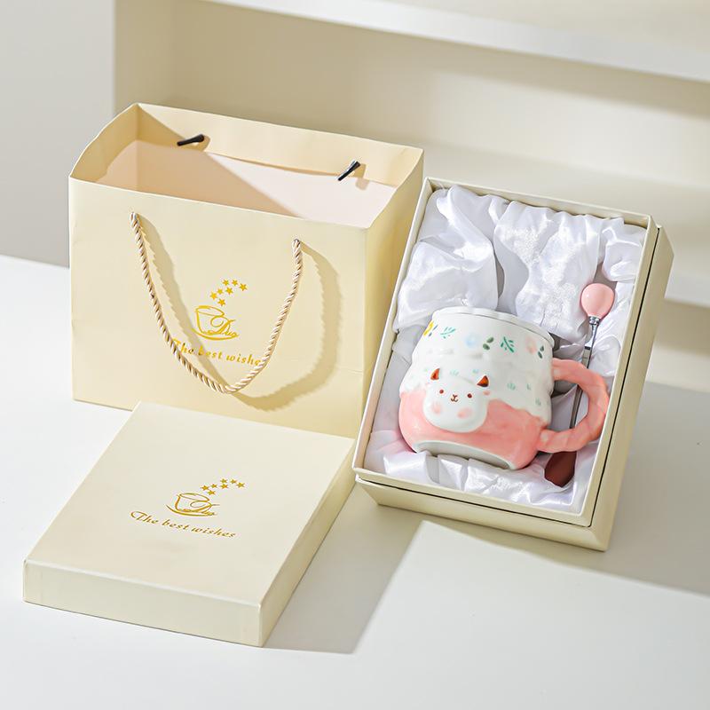 Lamb cup girl gives girlfriend high-value birthday gift, student cute and cute practical small gift girl