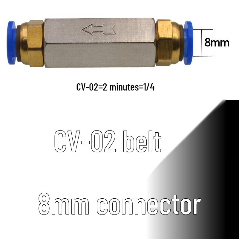 Pneumatic Air Compressor Check Valve Connector for Gas Backflow Prevention