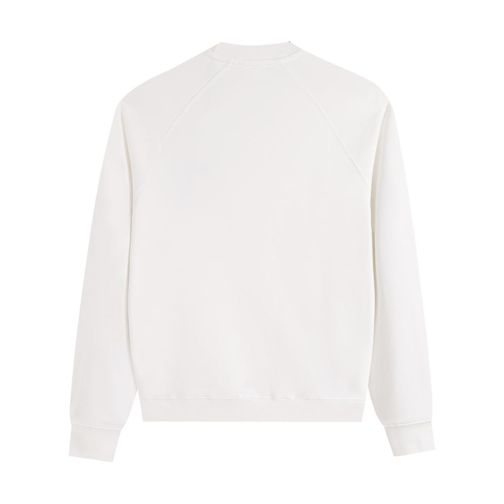 AMI 2025 Jesen a zima Nová mikina s veľkým logom srdca Vysoko kvalitná bavlna Okrúhly výstrih Mikina Pár Pulóver