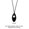1Pcs Adjustable Long Wax Rope Sweater Chain Korean  Multicolor Enamel Hollow Out Water Drop Pendant Necklaces For Women