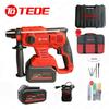 TEDE 20V Cordless Brushless Rotary Hammer Drill Kit