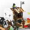 Non-Toxic Pirate Ship Building Kit Moc Pirate Ship Model Building Blocks Creative Gifts For Teenagers And Adults To Build 578 Pieces