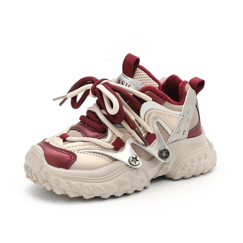 

Two cotton velvet sports shoes 2025 winter popular fashion versatile baby girl casual shoes boys running shoes 26-31 yards one hand shot 6 pairs