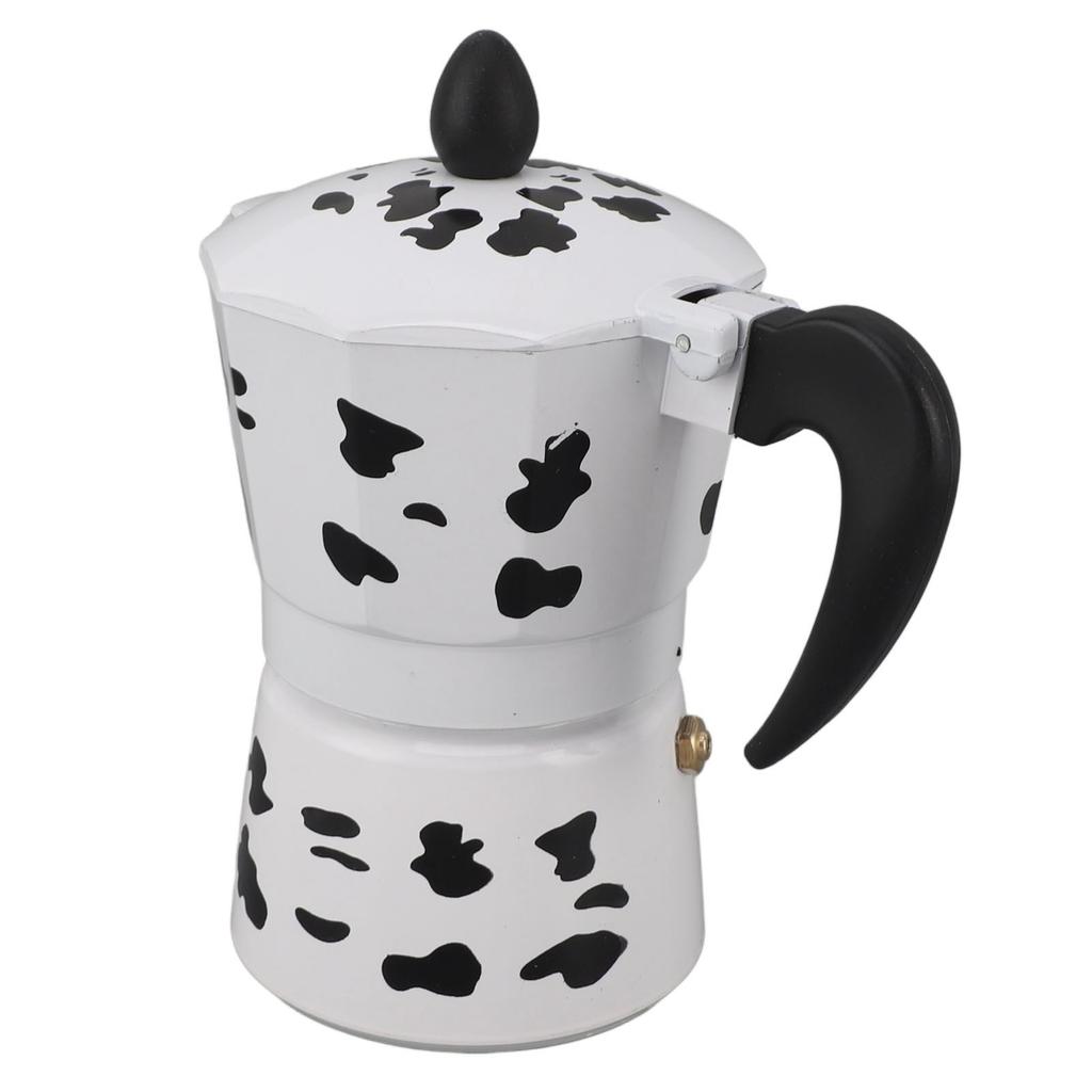 Milk Cow Color   Pot Aluminum Coffee Pot Coffee Maker for Home Cafe Outdoor Activities Camping Travel