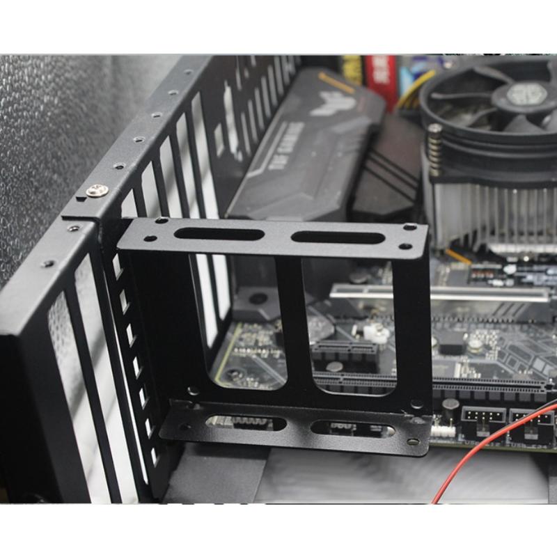 Desktop Computer Case Ssd Hdd Universal Hard Drive Bay Pci Card Slot Expansion Rack Suitable For 2.5-Inch/3.5-Inch Hard Drives