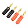 Premium Gold Plated Male Connector for Professional Audio Speaker Wire Cables